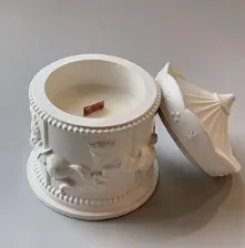 Carousel Wooden Wick Candle scented candle
