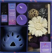 Lavender Scented Gift Set with Scent Oil scented candle